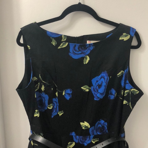 Vintage style 50s boatneck dress - Picture 4 of 5